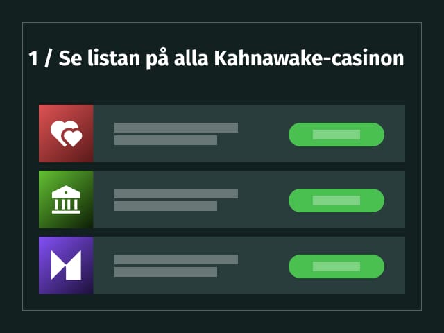 guide steg 1 kahnawake casinon