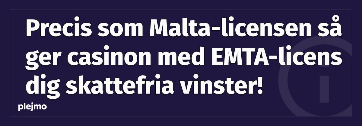 emta casino utan svensk licens
