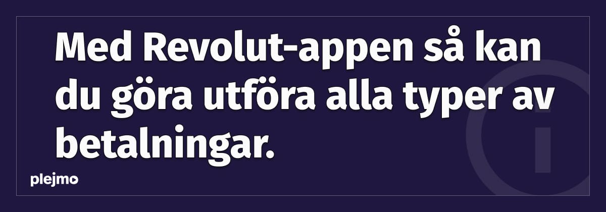 revolut insättningar & uttag